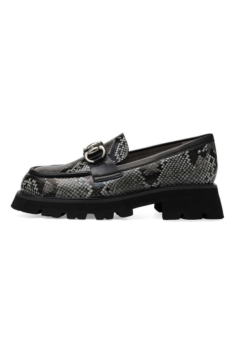 Potamy Premium Pantofi loafer de piele cu model piele de reptila - Pled.ro