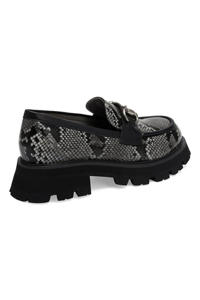 Potamy Premium Pantofi loafer de piele cu model piele de reptila - Pled.ro