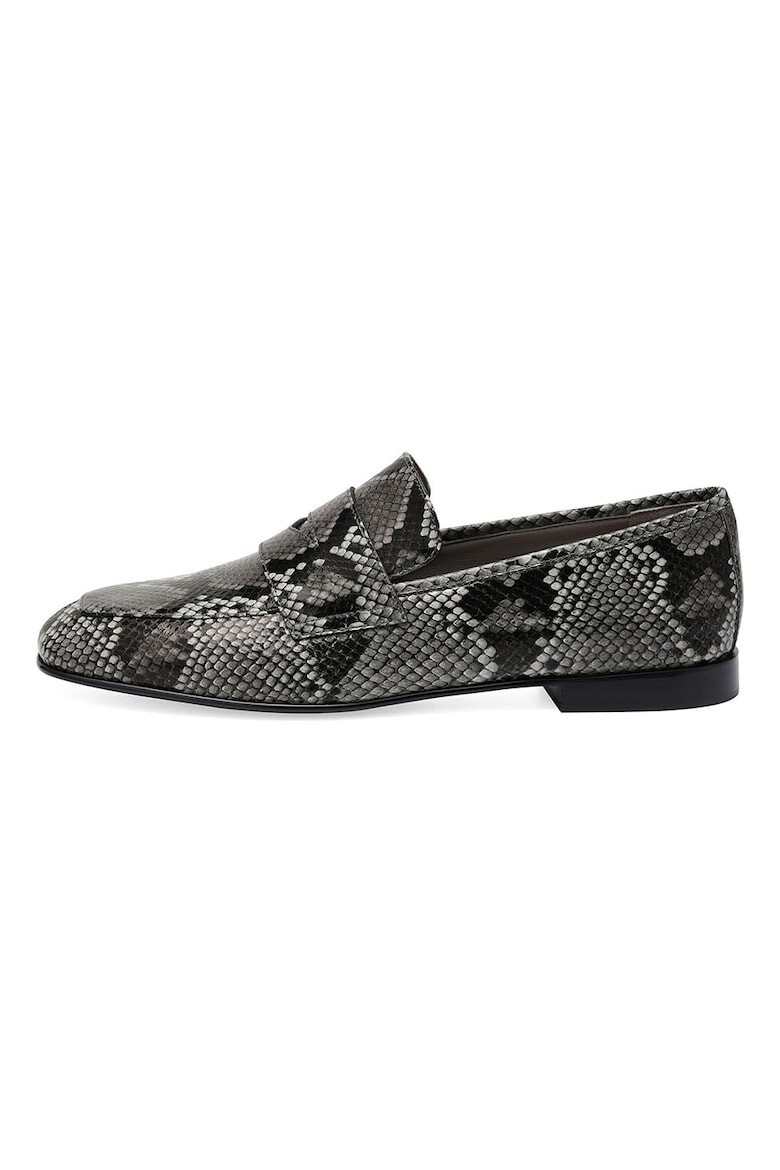 Potamy Premium Pantofi loafer de piele cu model piele de reptila - Pled.ro