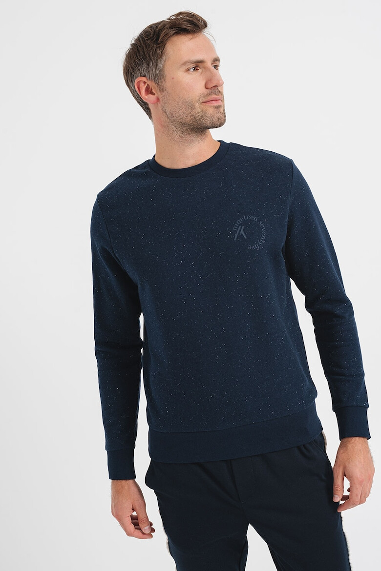 Produkt by Jack & Jones Bluza sport din amestec de bumbac cu decolteu la baza gatului - Pled.ro