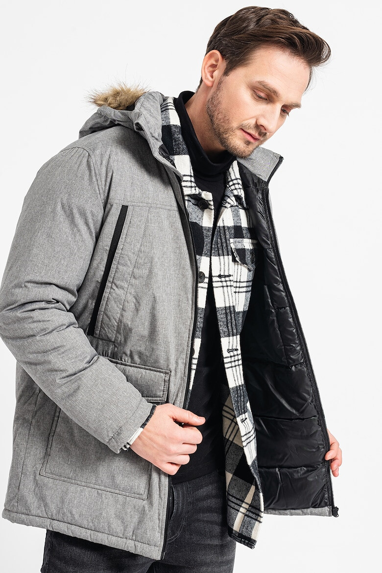 Produkt by Jack & Jones Geaca parka cu gluga si buzunare multiple Melvin - Pled.ro