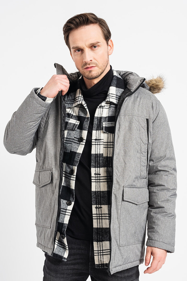 Produkt by Jack & Jones Geaca parka cu gluga si buzunare multiple Melvin - Pled.ro