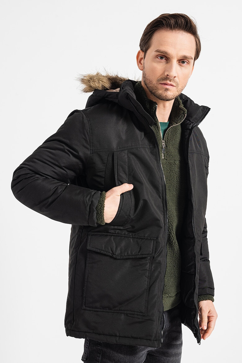 Produkt by Jack & Jones Geaca parka cu gluga si buzunare multiple Melvin - Pled.ro