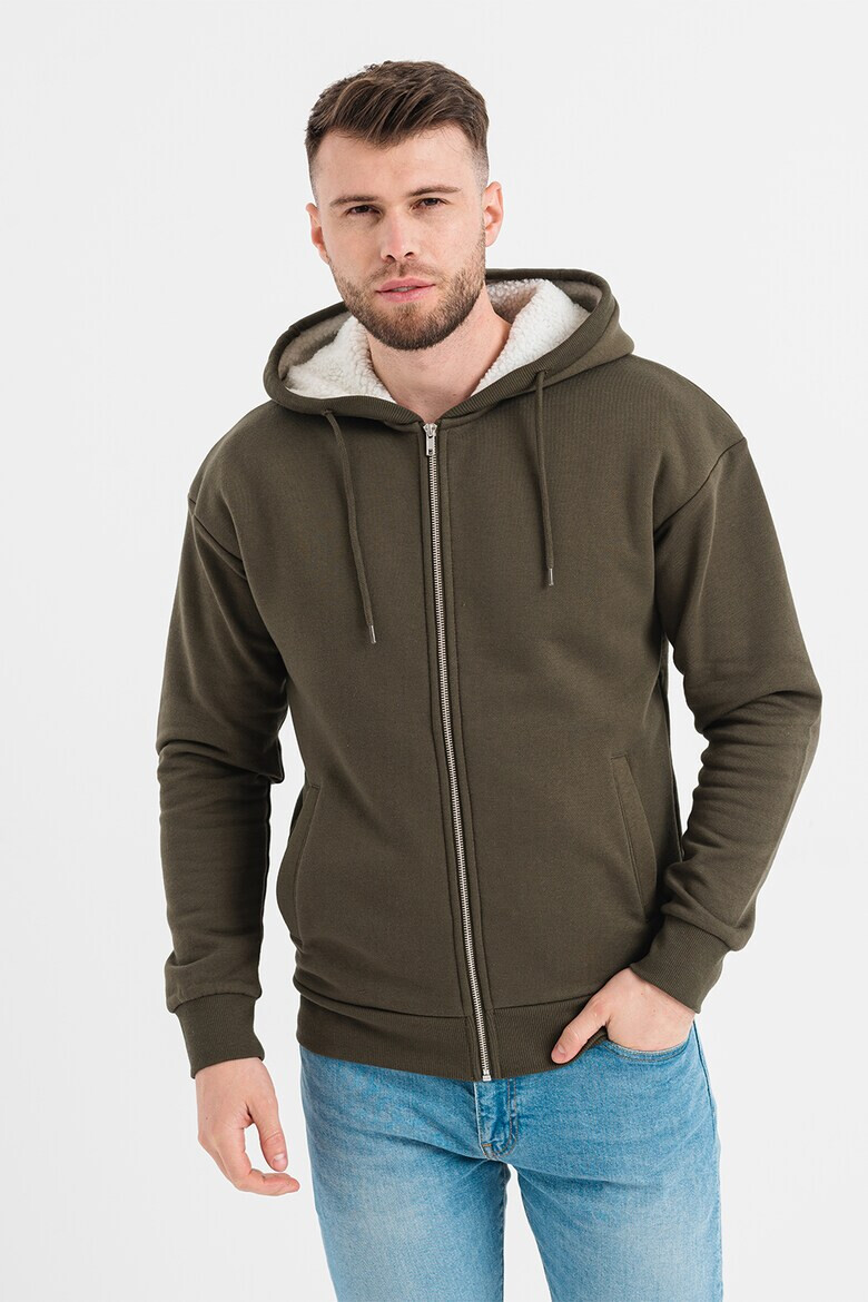 Produkt by Jack & Jones Hanorac cu fermoar si buzunare laterale Bernard - Pled.ro