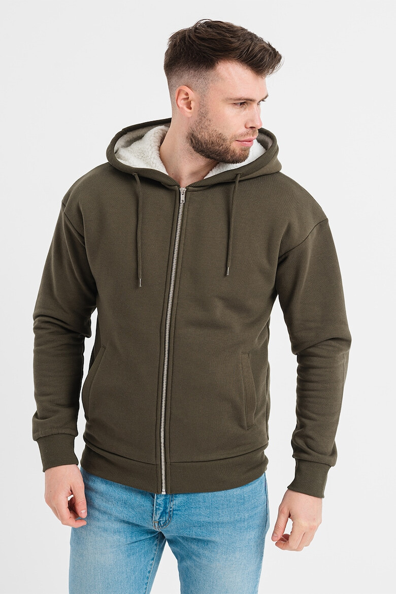 Produkt by Jack & Jones Hanorac cu fermoar si buzunare laterale Bernard - Pled.ro