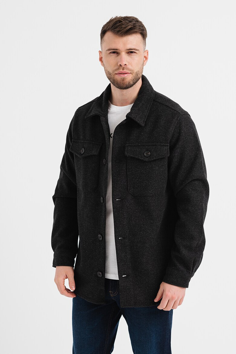 Produkt by Jack & Jones Jacheta-camasa cu buzunare pe piept Eskild - Pled.ro