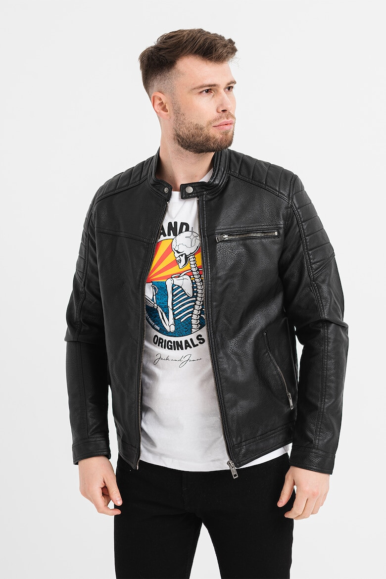 Produkt by Jack & Jones Jacheta de piele ecologica Rocky - Pled.ro