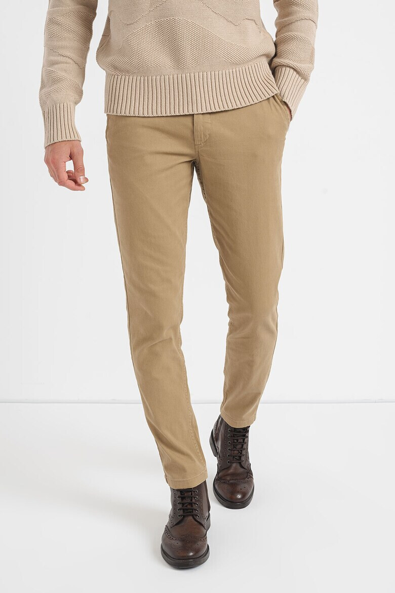 Produkt by Jack & Jones Pantaloni chino cu talie medie - Pled.ro