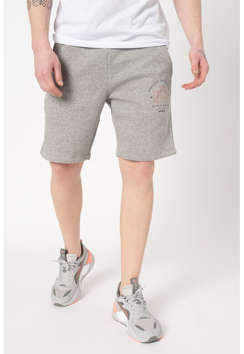 Produkt by Jack & Jones Pantaloni sport cu imprimeu text - Pled.ro