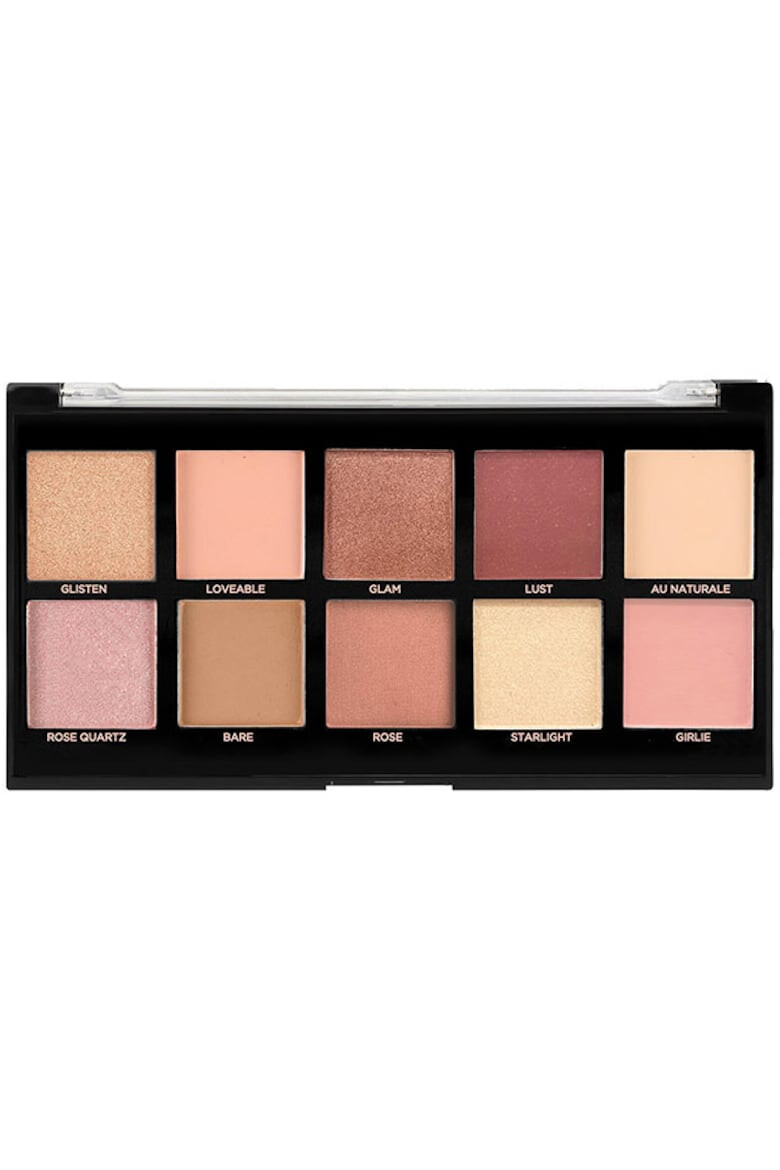 Profusion Bare Rose Paleta Farduri Vegane 10 Nuante Cosmetics - Pled.ro