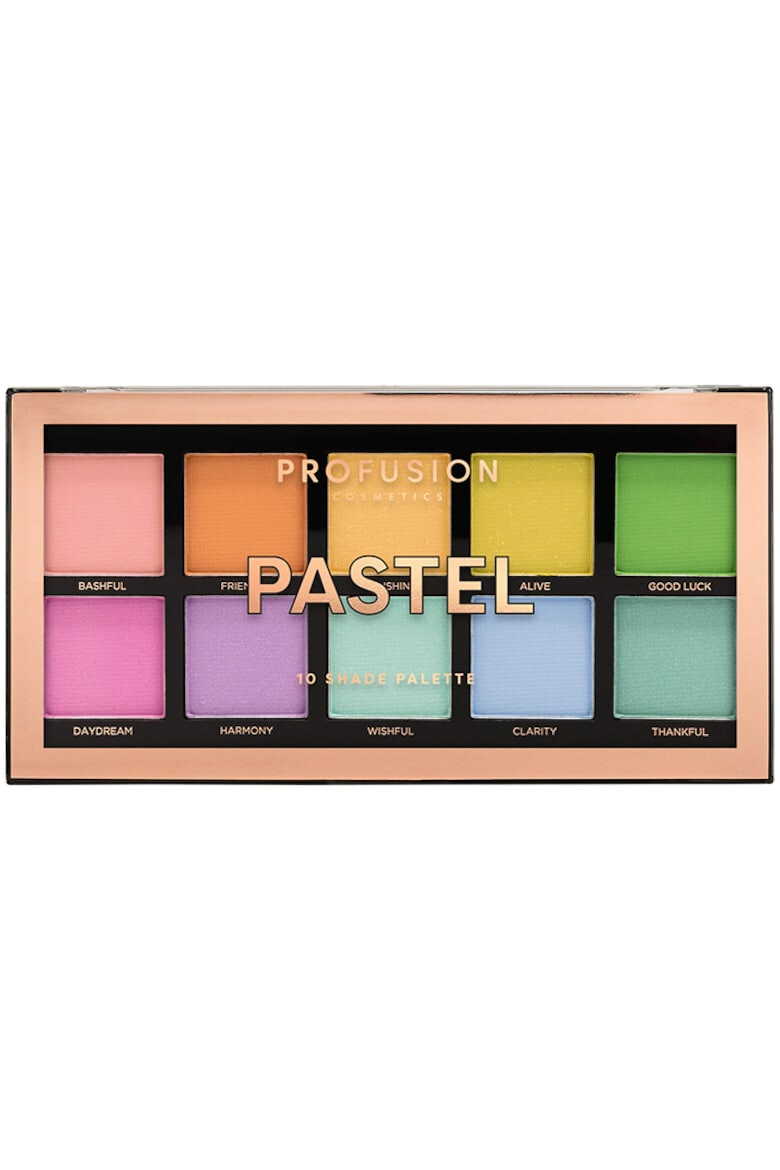 Profusion Pastel Paleta Farduri Vegane 10 Nuante Cosmetics - Pled.ro