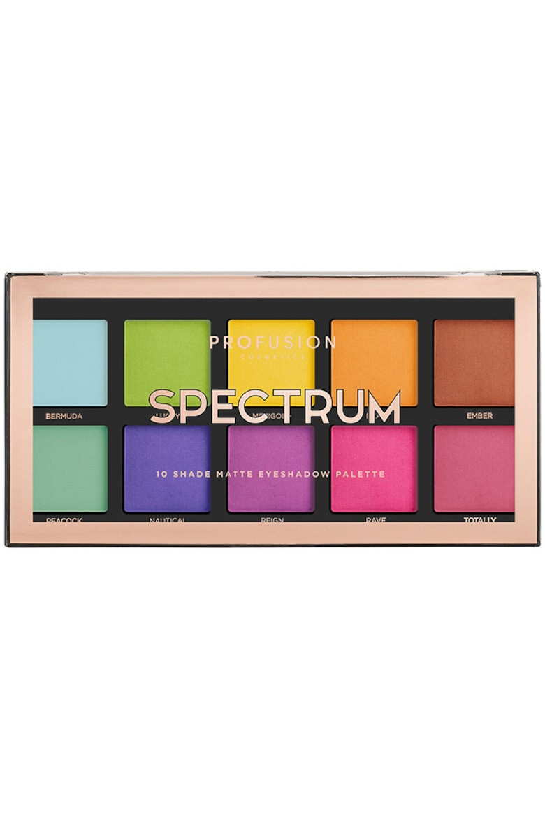 Profusion Spectrum Paleta Farduri Vegane 10 Nuante Cosmetics - Pled.ro