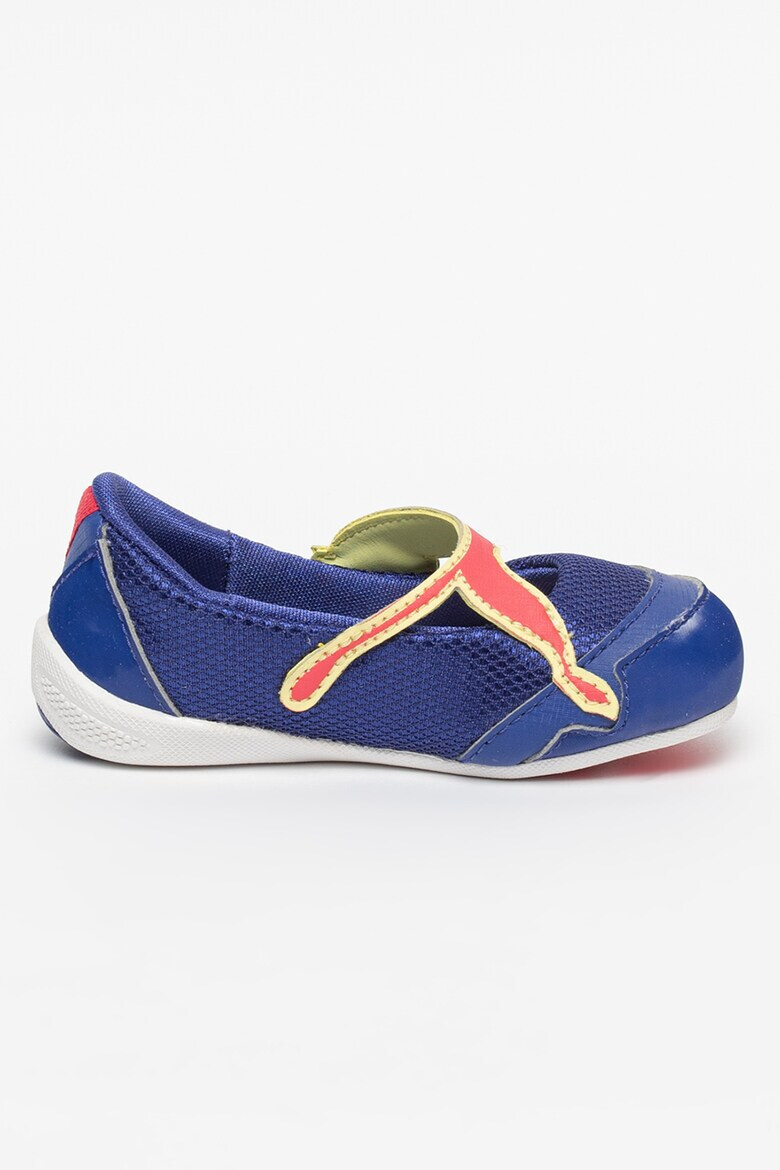 Puma Balerini cu insertie din plasa J-Cat Albastru indigo/roz corai - Pled.ro