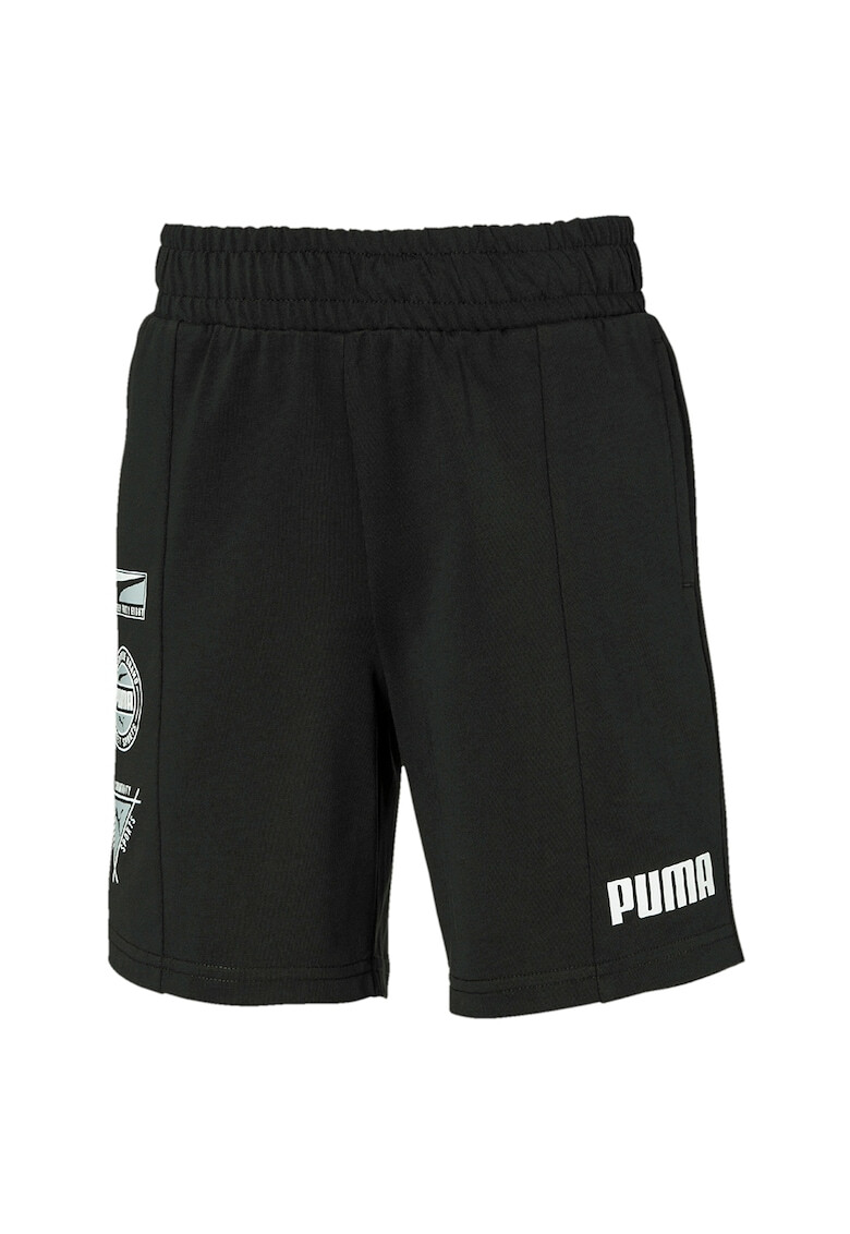 Puma Bermude din bumbac cu talie elastica Alpha Summer - Pled.ro