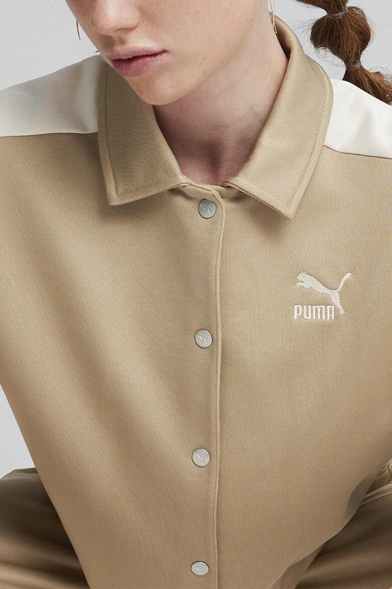 Puma Bluza de trening cu maneci cazute si capse - Pled.ro