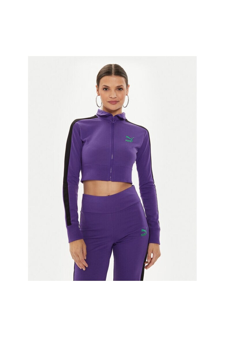 Puma Bluza sport dama 456350 Violet Poliester - Pled.ro