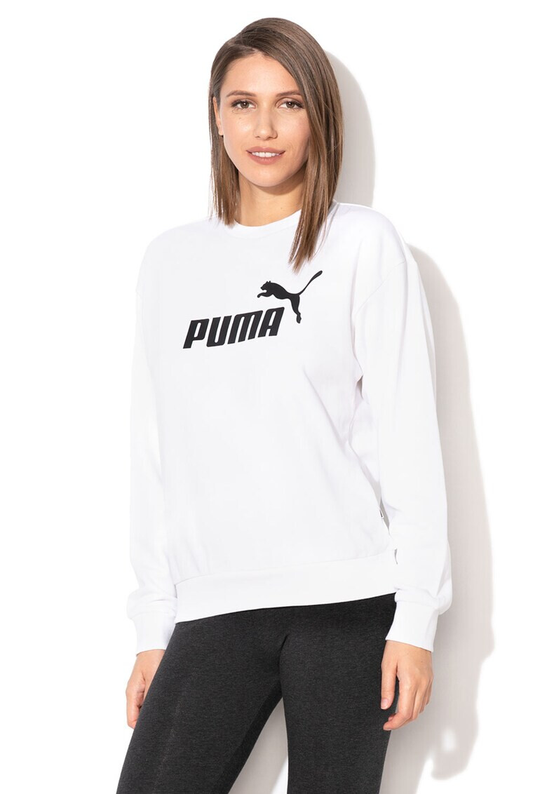 Puma Bluza sport relaxed fit cu imprimeu logo Essentials - Pled.ro