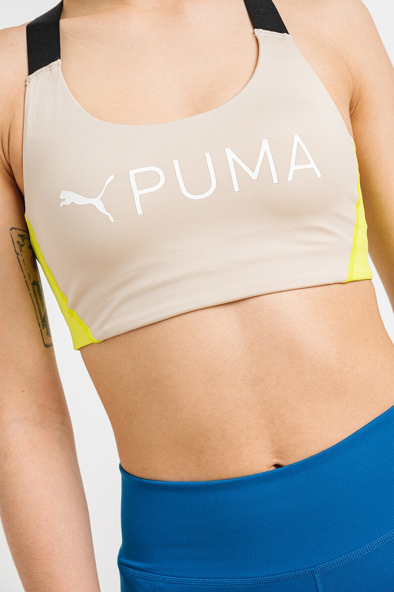 Puma Bustiera cu imprimeu logo pentru fitness 4Keeps Everscult - Pled.ro