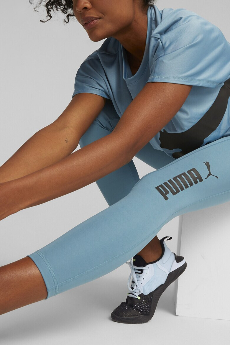 Puma Colanti crop cu logo contrastant pentru fitness All Day - Pled.ro