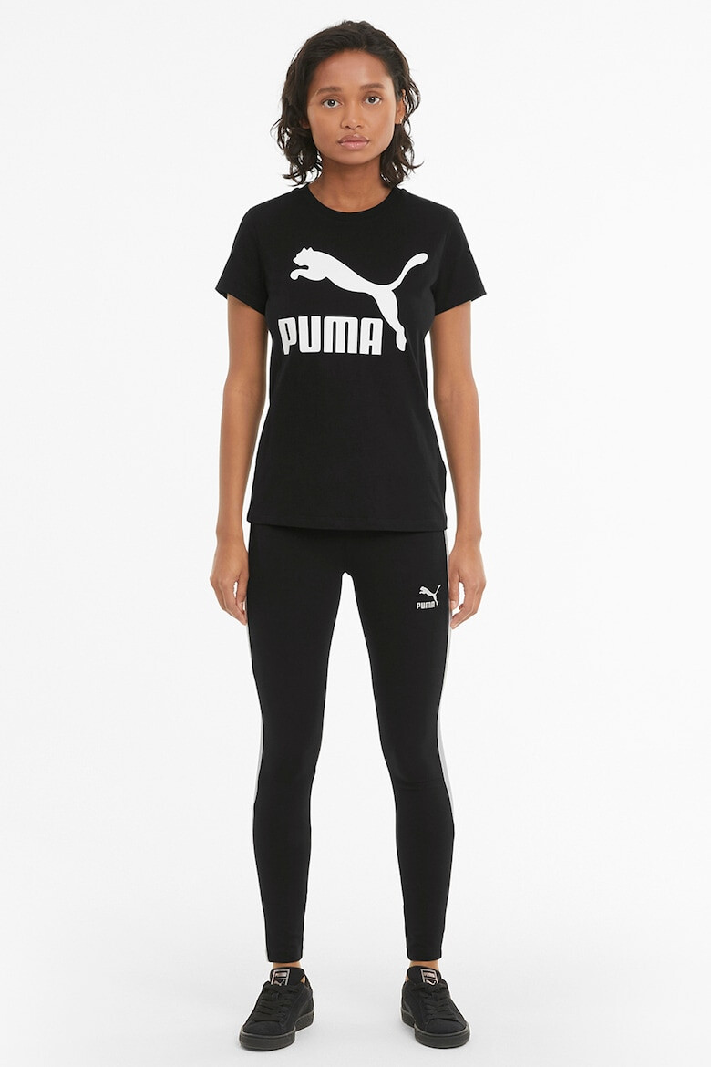 Puma Colanti cu talie medie si logo Iconic T7 - Pled.ro