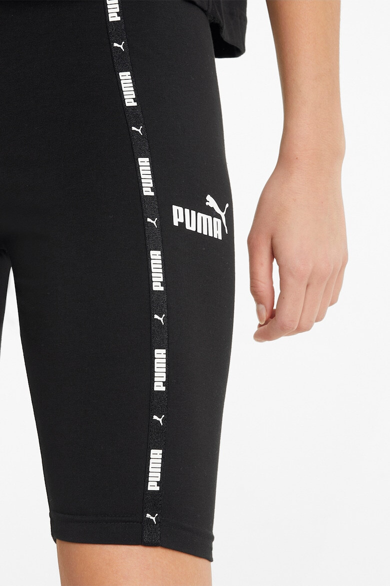 Puma Colanti scurti cu talie inalta si logo Power 9 - Pled.ro