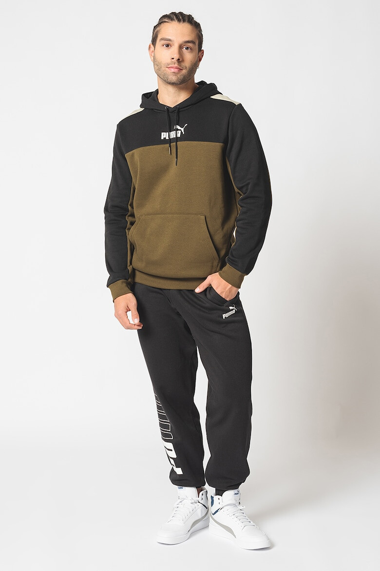 Puma Hanorac colorblock de bumbac cu fleece pe interior - Pled.ro