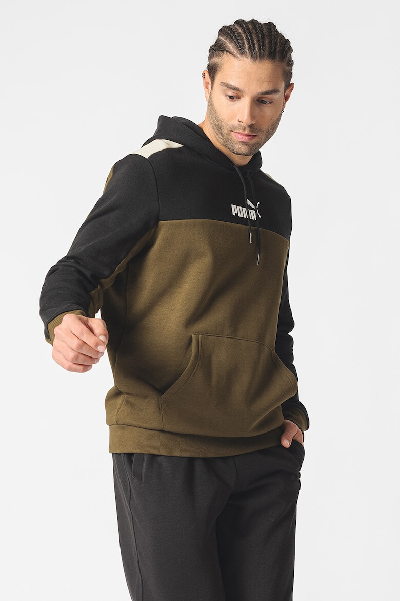 Puma Hanorac colorblock de bumbac cu fleece pe interior - Pled.ro