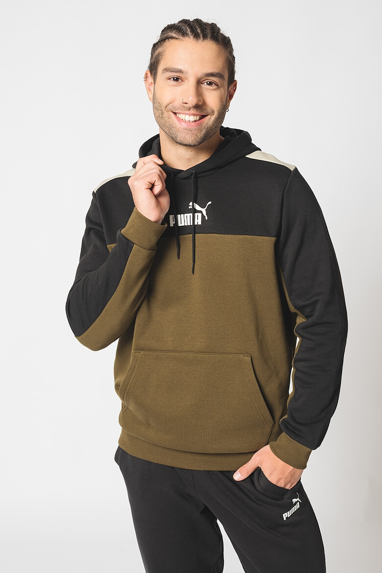 Puma Hanorac colorblock de bumbac cu fleece pe interior - Pled.ro