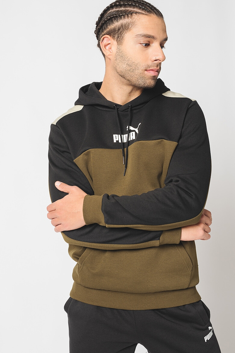 Puma Hanorac colorblock de bumbac cu fleece pe interior - Pled.ro