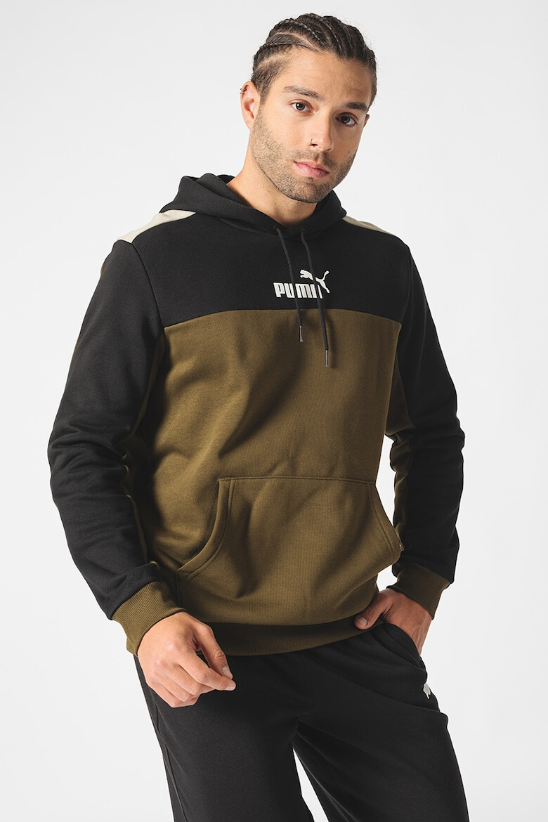 Puma Hanorac colorblock de bumbac cu fleece pe interior - Pled.ro