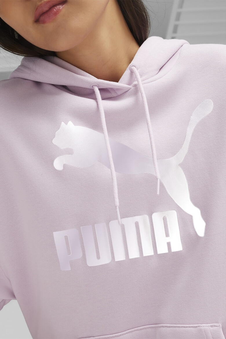 Puma Hanorac cu buzunar kangaroo si imprimeu logo - Pled.ro