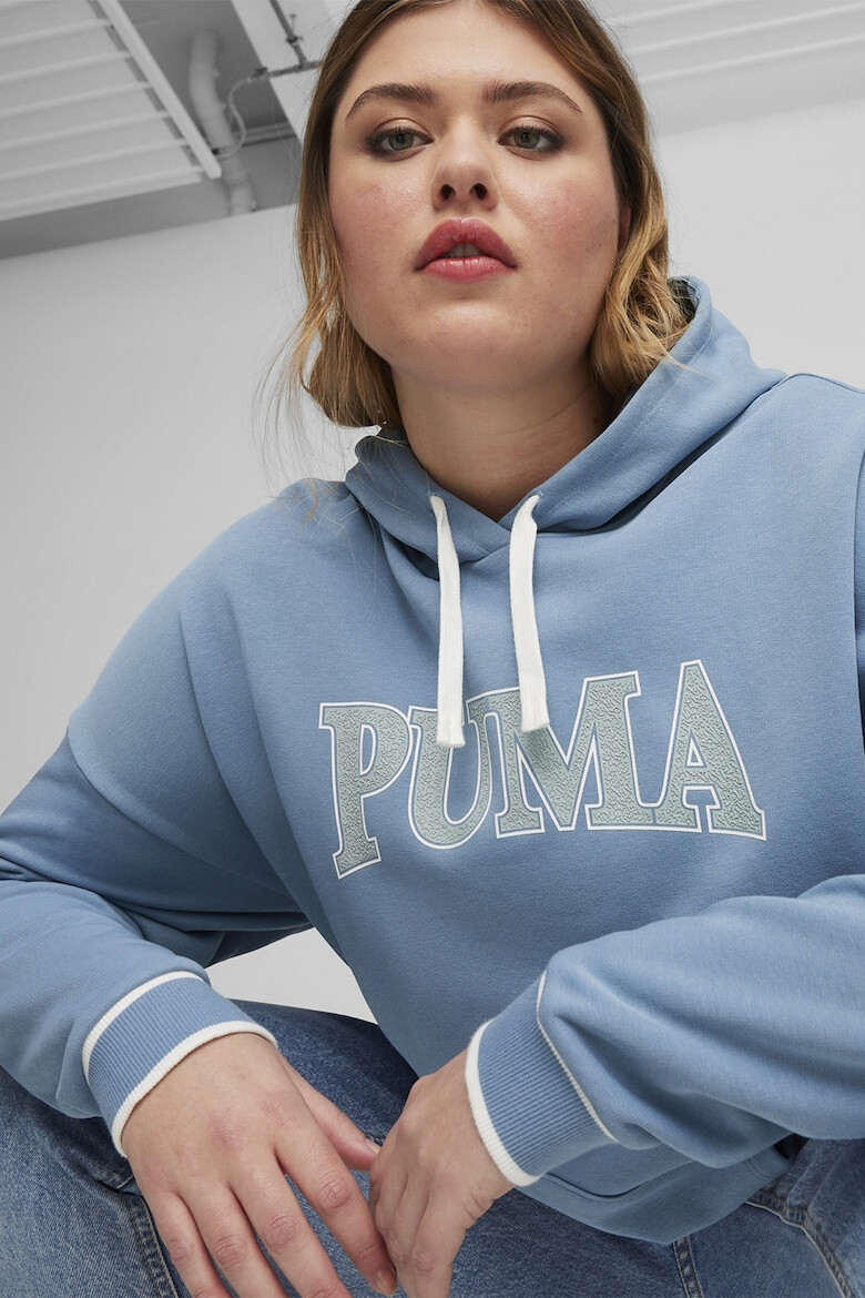 Puma Hanorac cu imprimeu logo Squad - Pled.ro