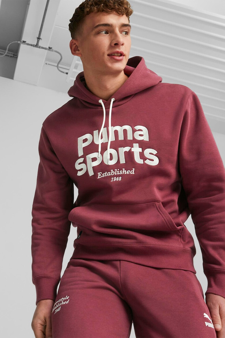 Puma Hanorac din amestec de bumbac cu logo brodat - Pled.ro