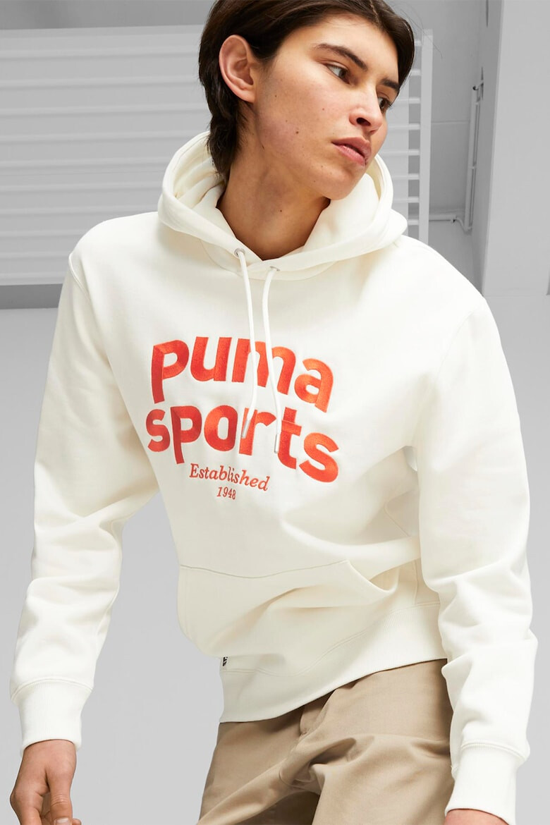 Puma Hanorac din amestec de bumbac cu logo brodat - Pled.ro