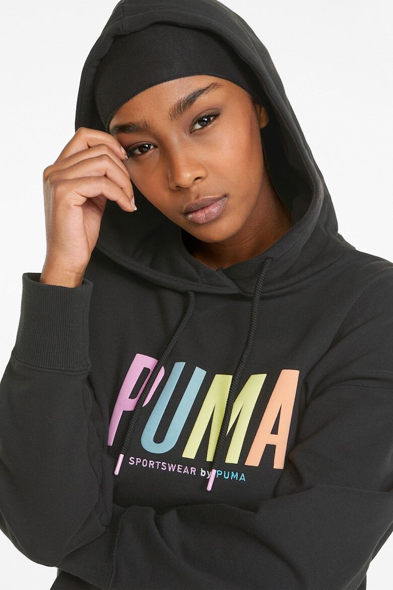 Puma Hanorac regular fit cu imprimeu logo SWxP - Pled.ro