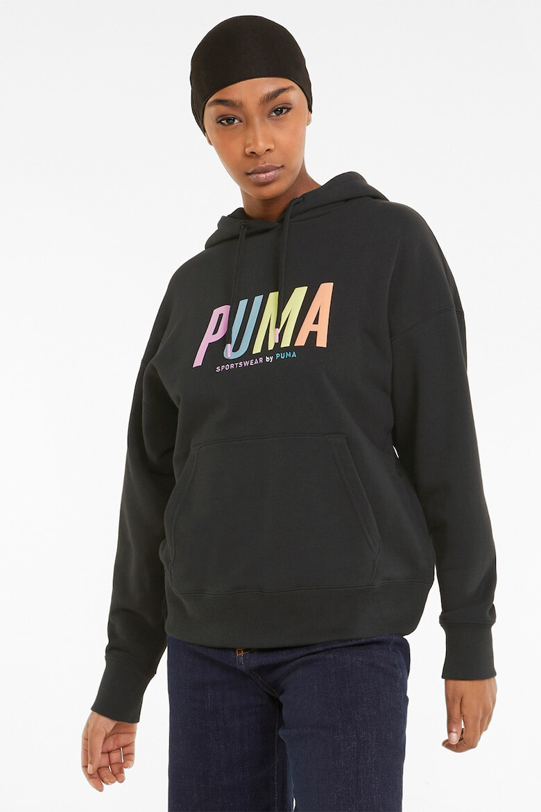 Puma Hanorac regular fit cu imprimeu logo SWxP - Pled.ro