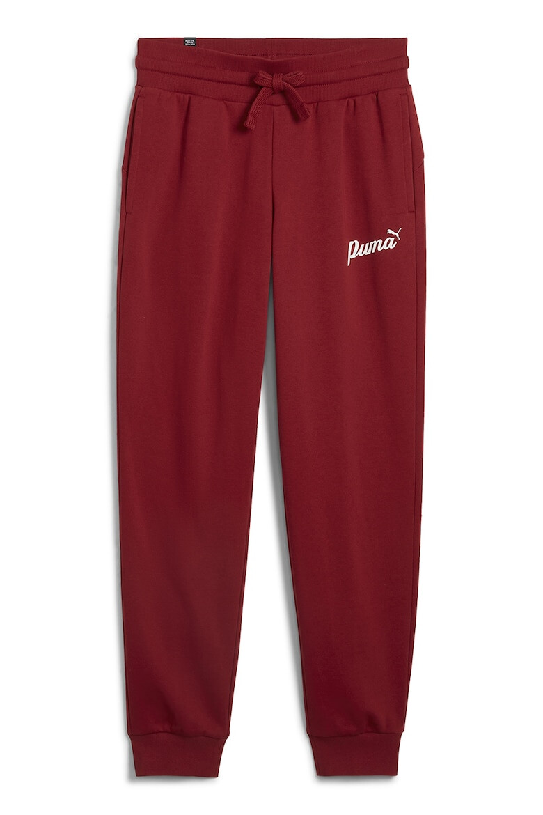 Puma Pantaloni de trening cu buzunare laterale ESS+ Script - Pled.ro