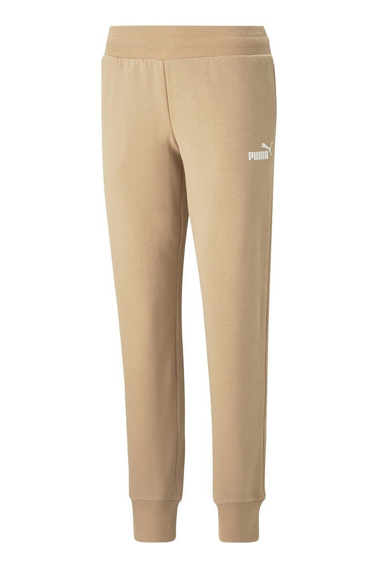 Puma Pantaloni de trening cu croiala conica si logo Essentials - Pled.ro