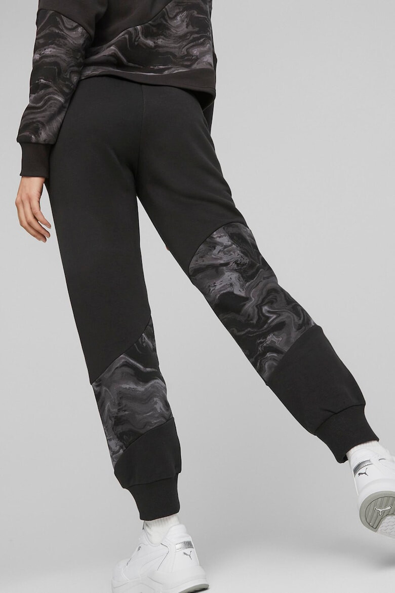 Puma Pantaloni de trening cu detalii abstracte Power - Pled.ro