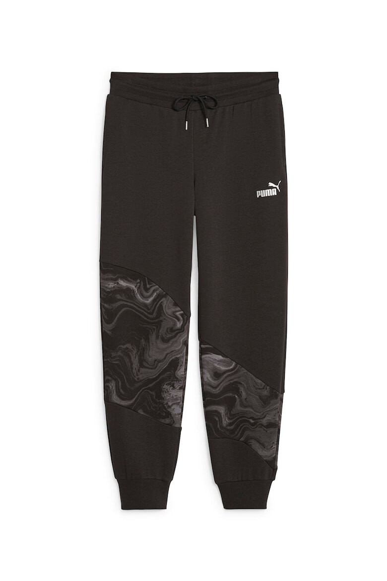 Puma Pantaloni de trening cu detalii abstracte Power - Pled.ro