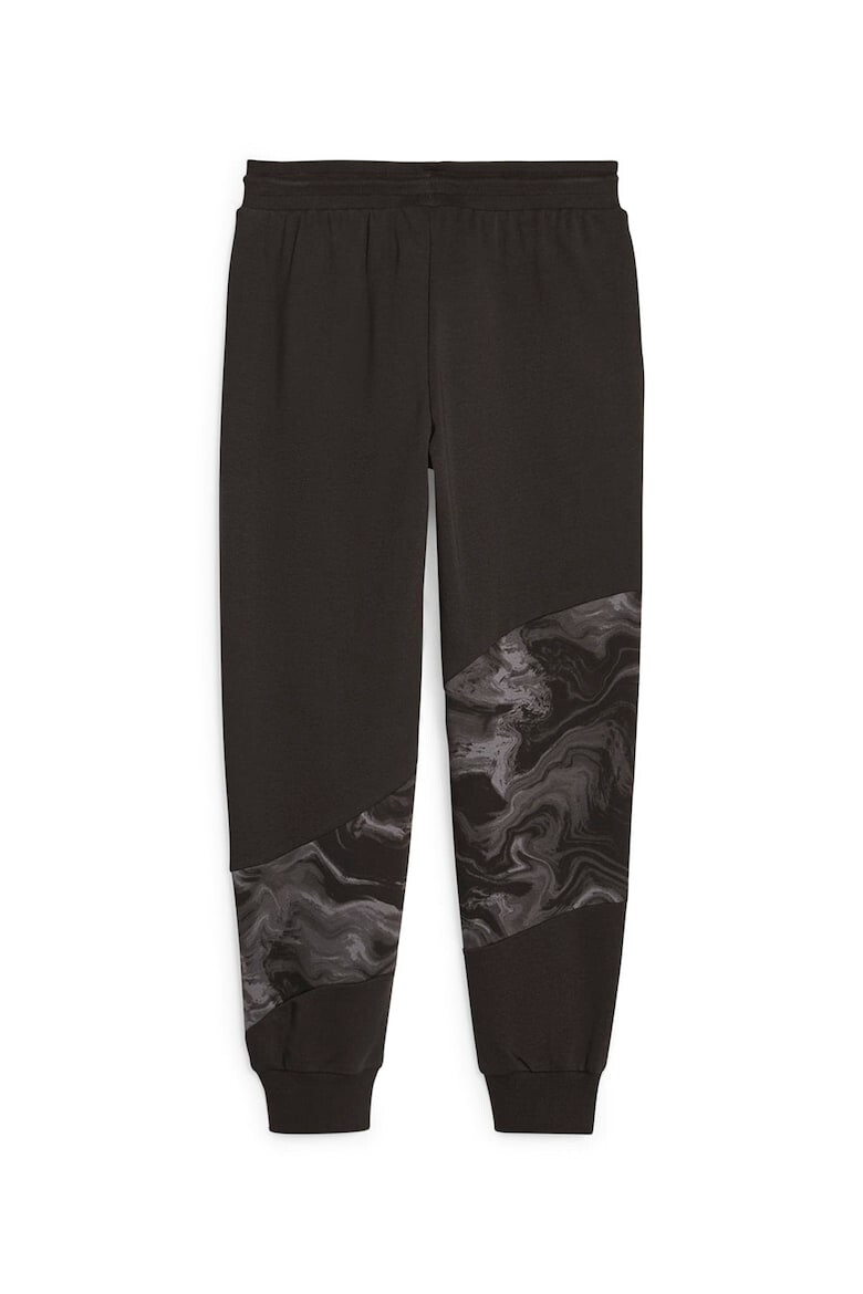 Puma Pantaloni de trening cu detalii abstracte Power - Pled.ro