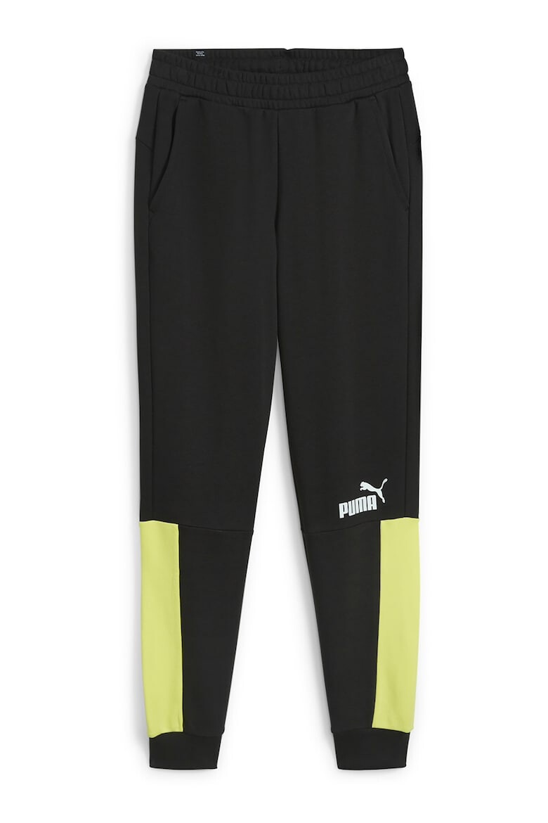 Puma Pantaloni de trening cu model colorblock Ess+ - Pled.ro