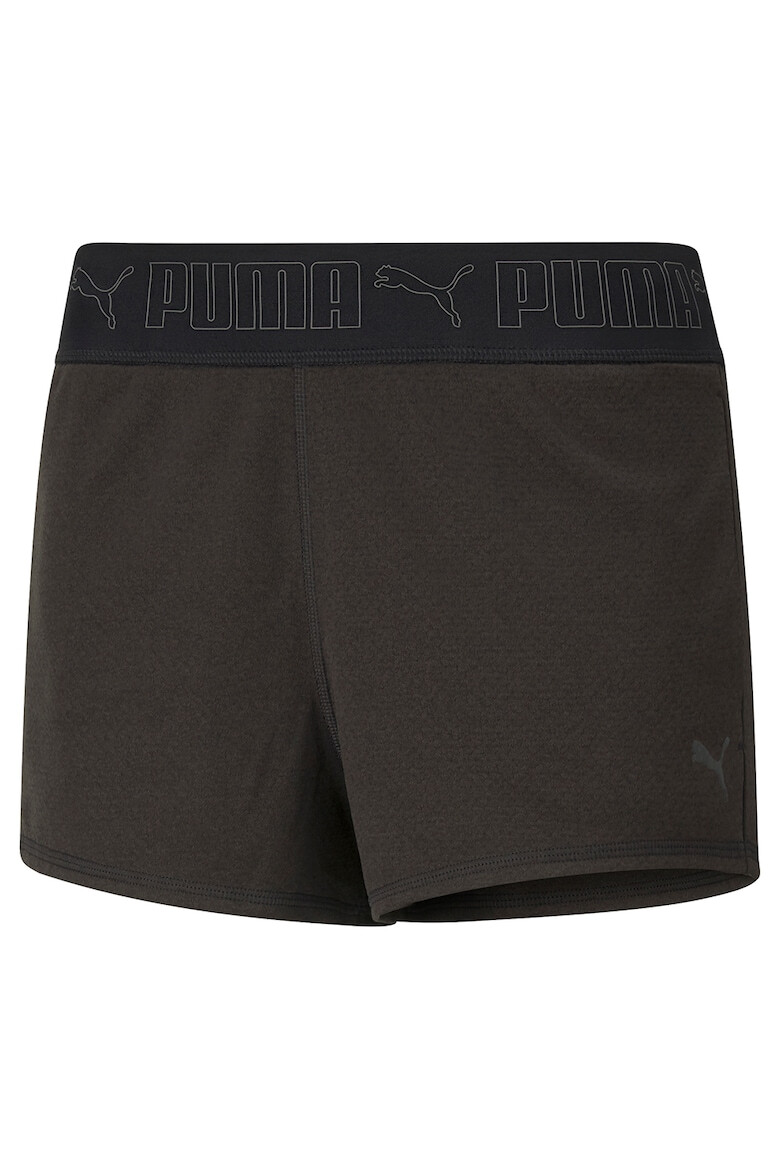 Puma Pantaloni scurti cu banda cu imprimeu logo in talie si tehnologi dryCELL pentru fitness - Pled.ro