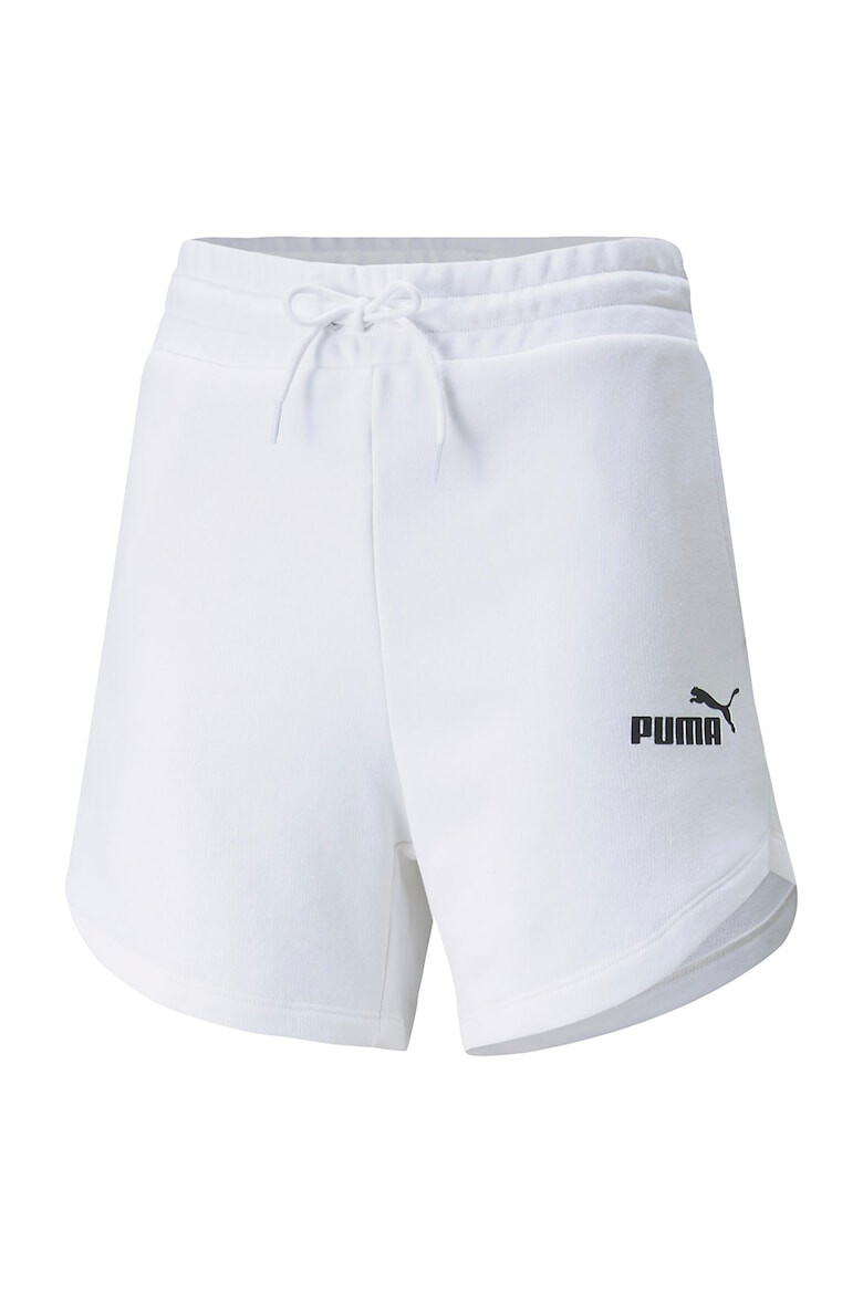 Puma Pantaloni scurti cu talie inalta si snururi de ajustare Essentials+ - Pled.ro