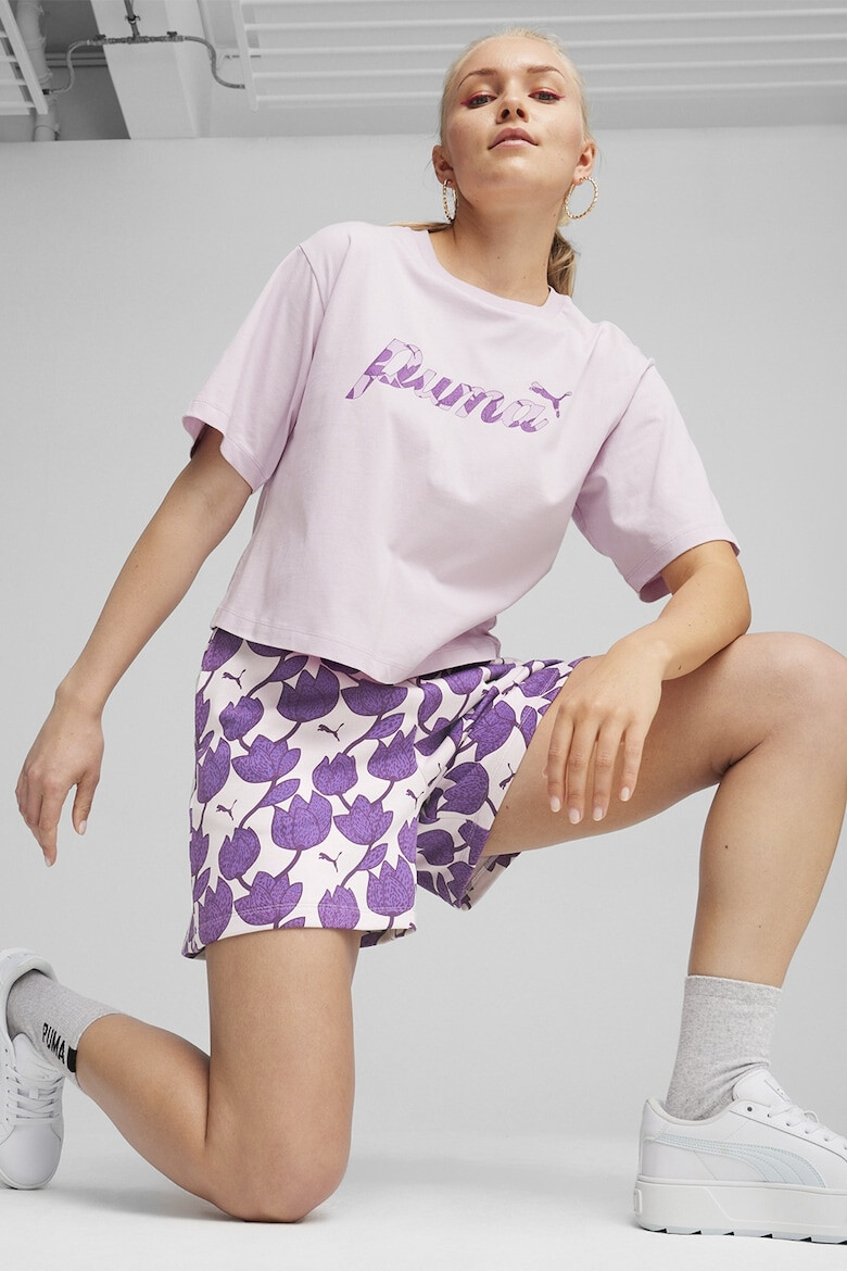 Puma Pantaloni scurti cu imprimeu si buzunare Blossom - Pled.ro