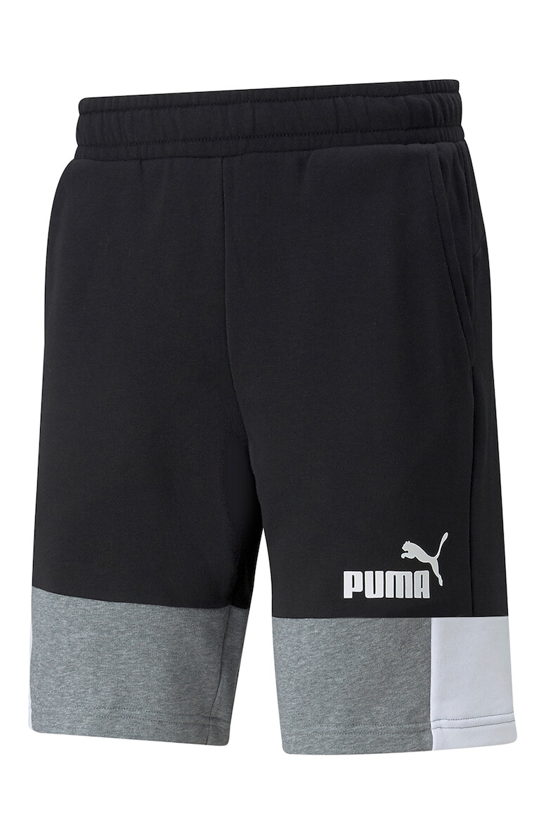 Puma Pantaloni scurti cu model colorblock si talie elastica - Pled.ro