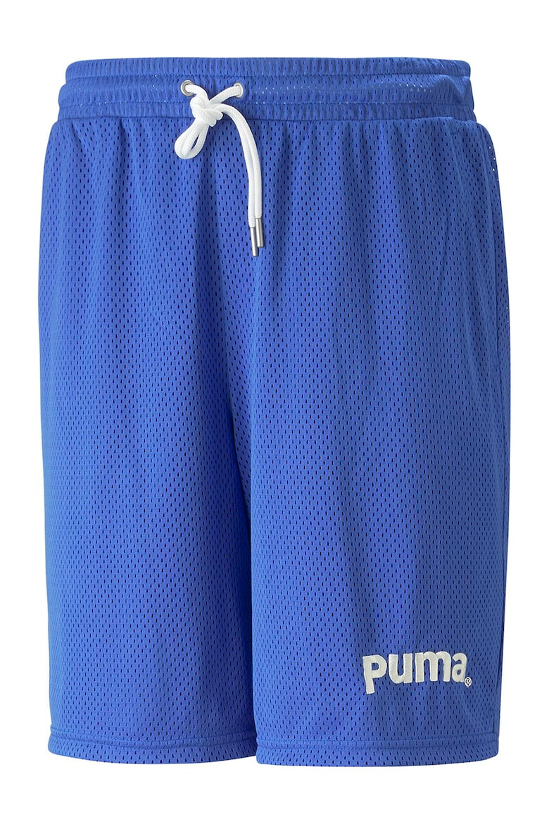 Puma Pantaloni scurti cu snur si aspect perforat - Pled.ro