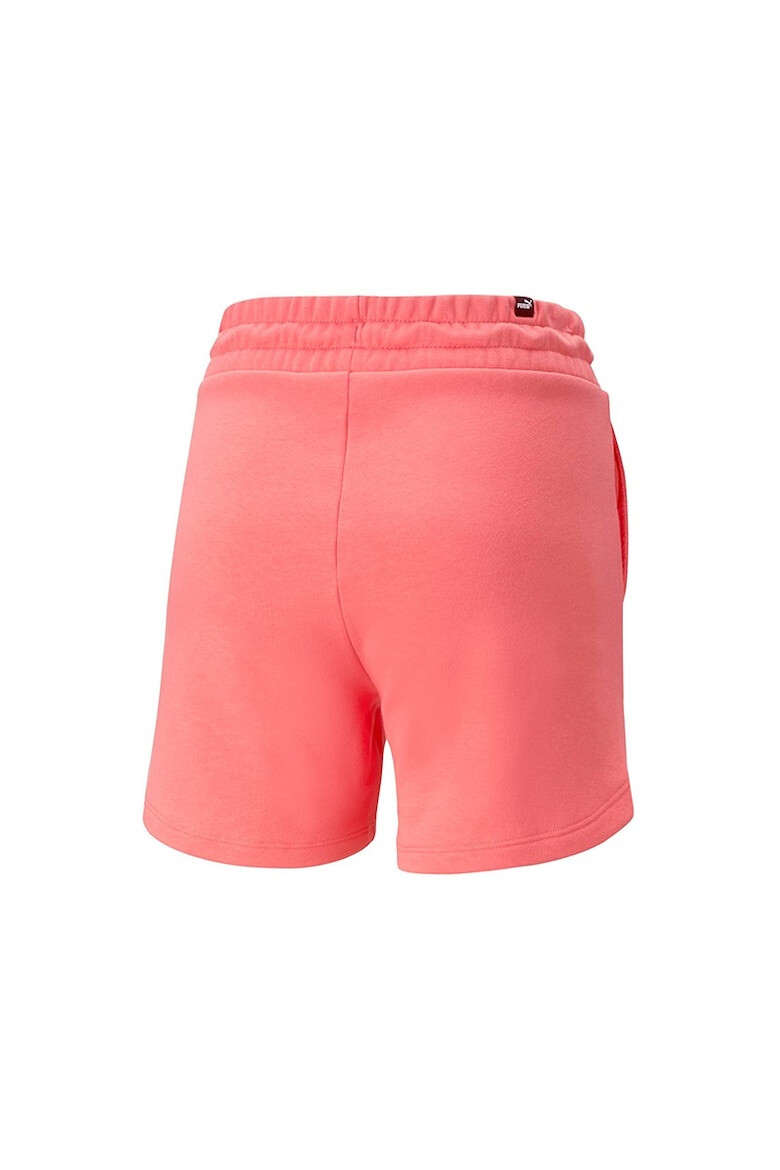 Puma Pantaloni Scurti Ess High Waist W 848339-50 Femei Roz - Pled.ro