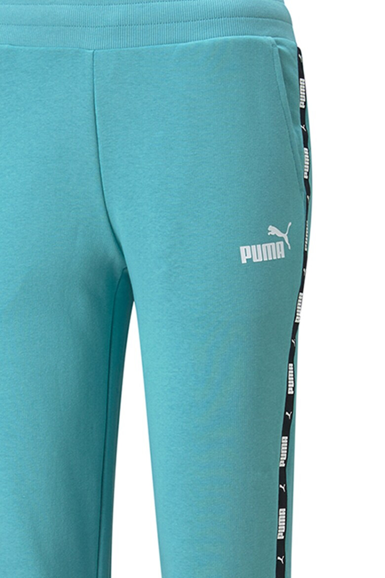 Puma Pantaloni sport cu benzi laterale cu logo Power - Pled.ro