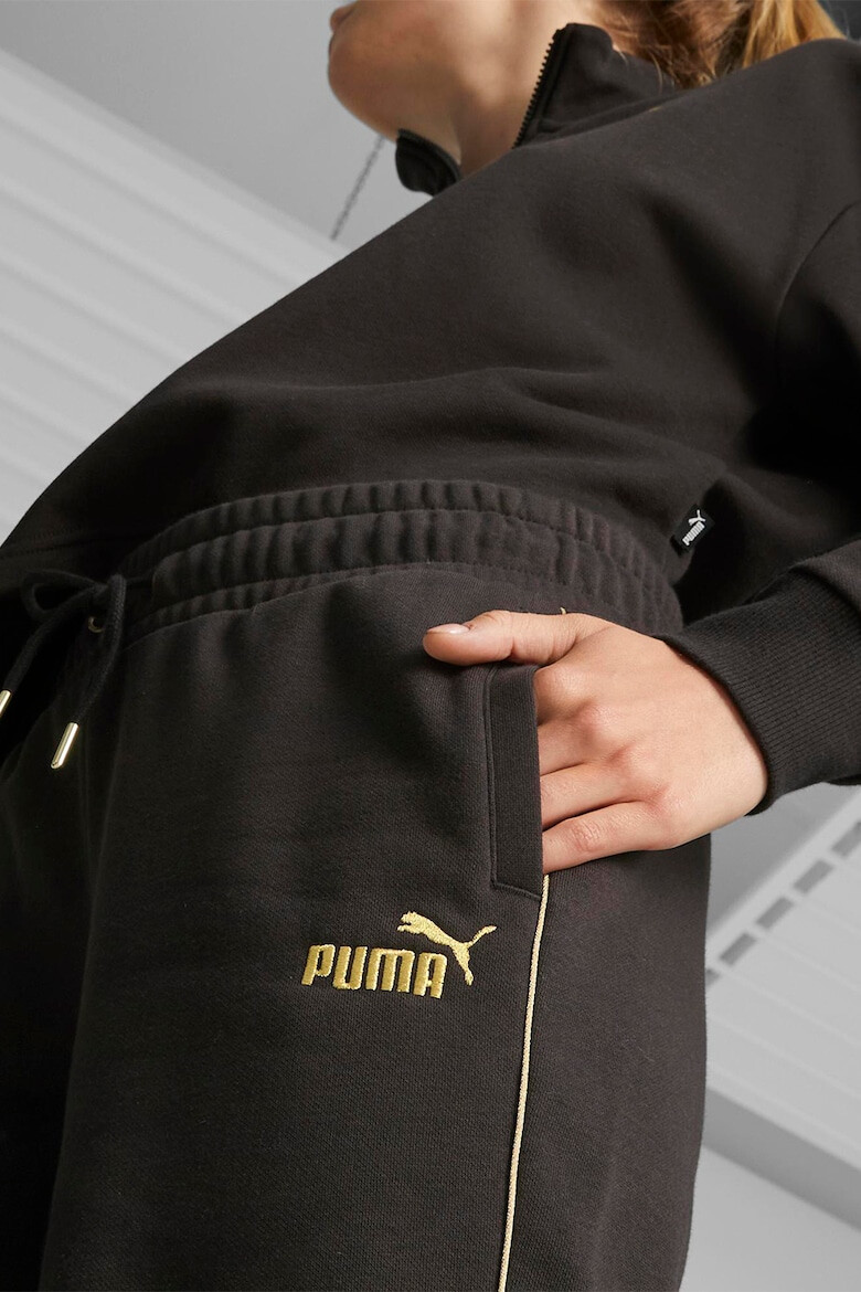 Puma Pantaloni sport cu buzunare laterale Essentials Minimal Gold - Pled.ro